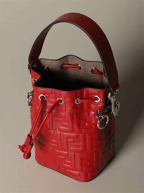 monster bag fendi red|fendi mon tresor bucket bag.